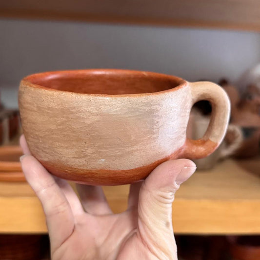 Set 4 Tazas Bicolor Grande