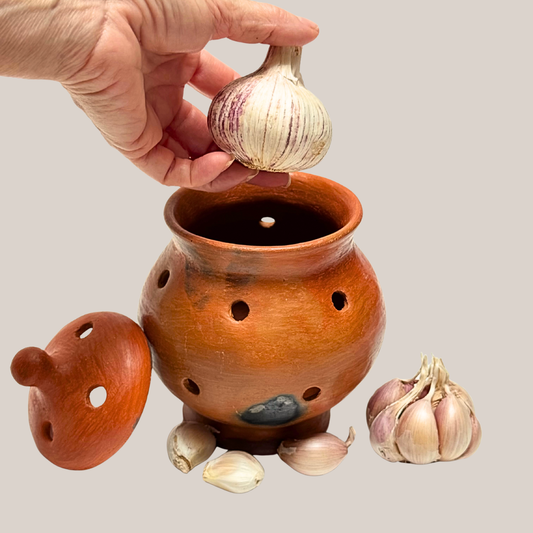 Bote para Ajos, con Lunares