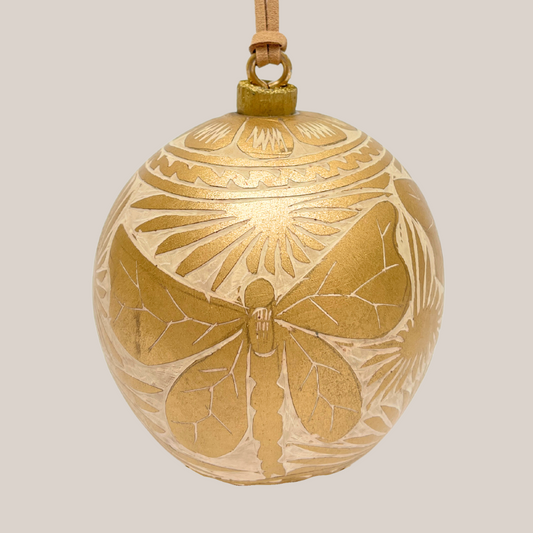 Esfera Natural Mediana | Oro viejo