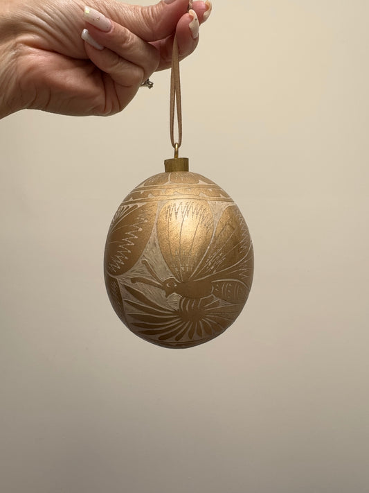 Esfera Natural Mediana | Oro viejo