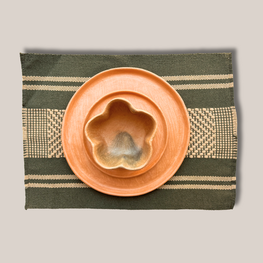 Manteles Individuales Martha, Verde Olivo