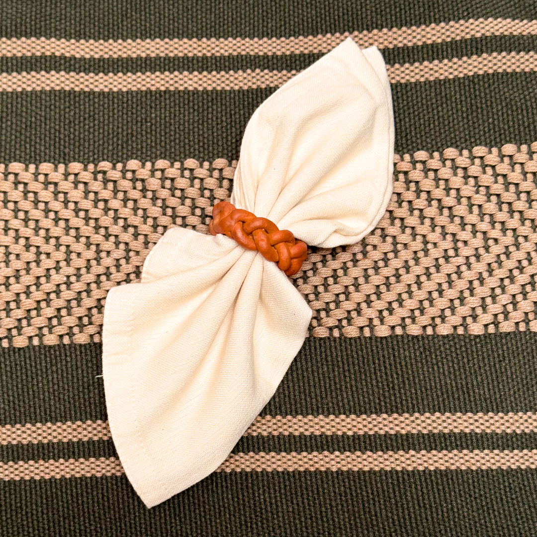 Anillo para Servilleta Trenzado | Cerámica