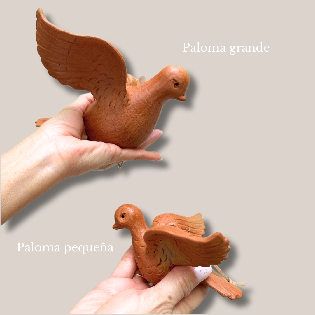 Paloma grande, ornamento navidad