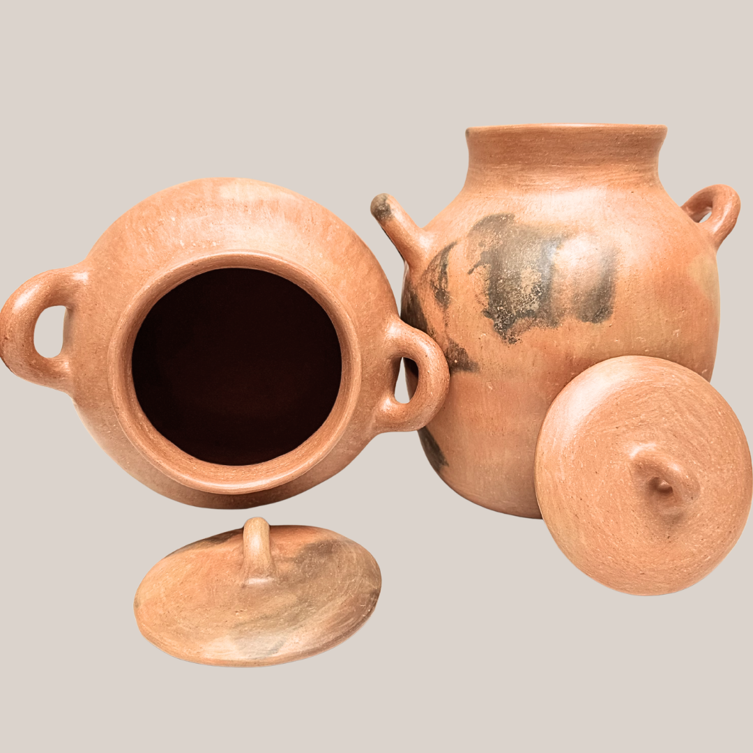 Remedios, Olla con asas y tapa
