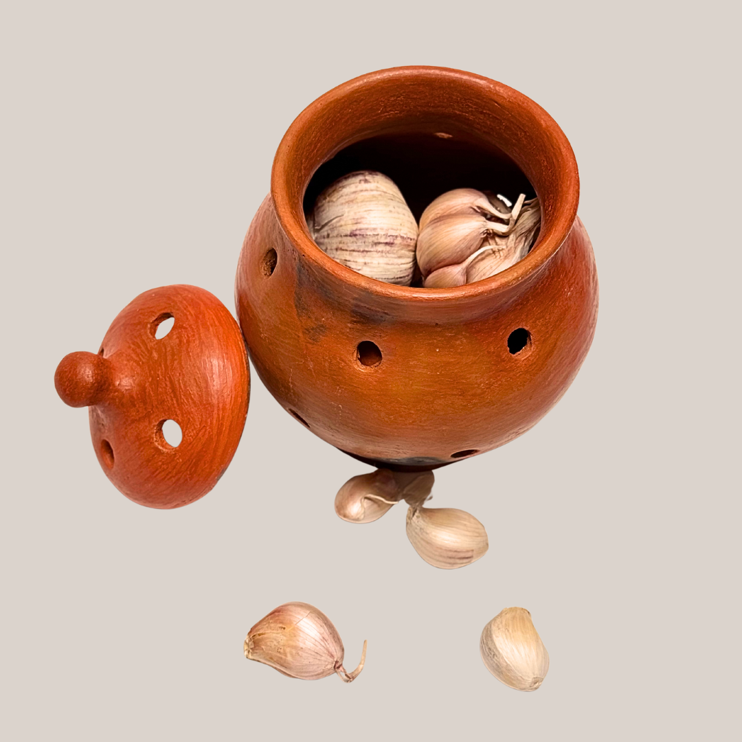 Bote para Ajos, con Lunares