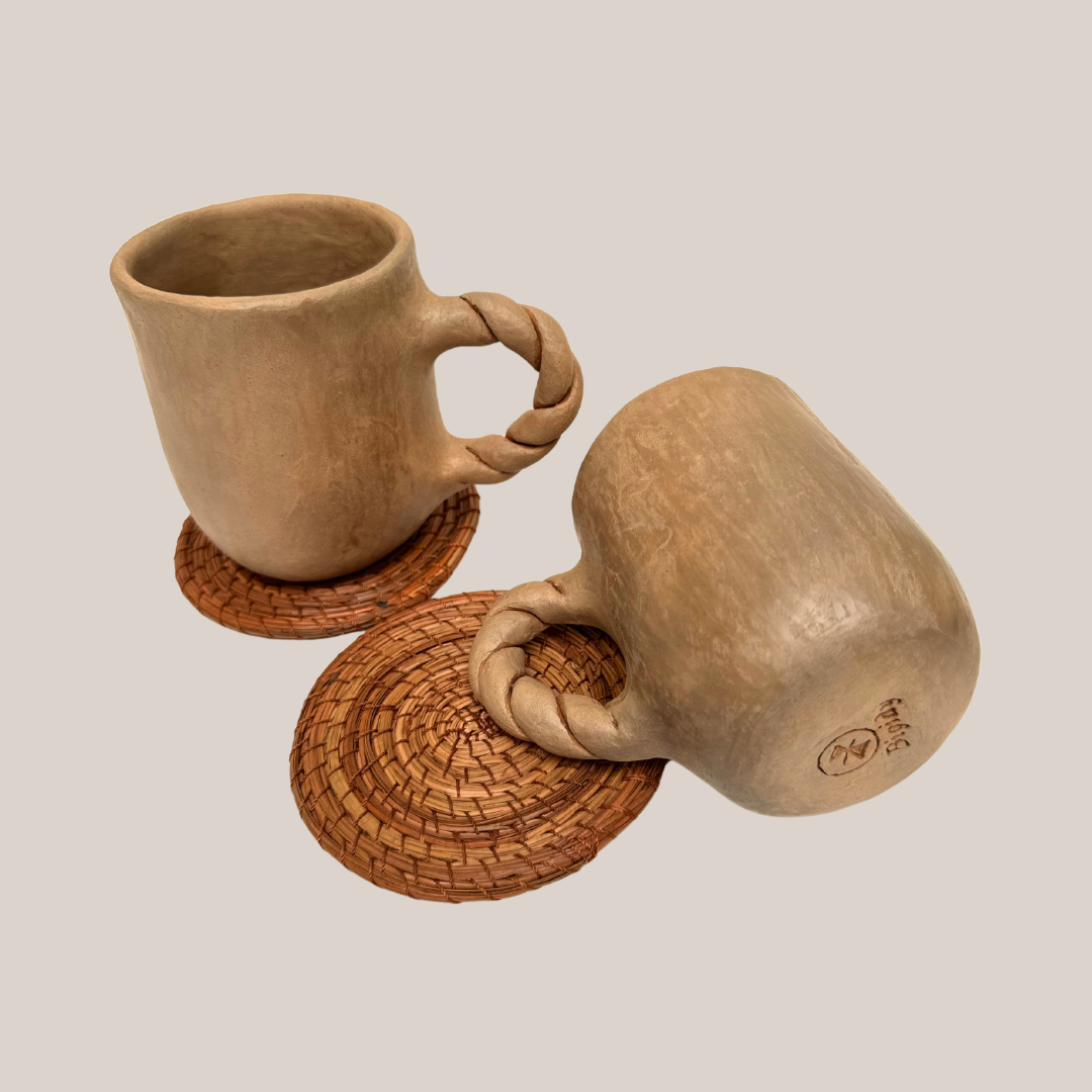 Taza Trenza con Portavaso