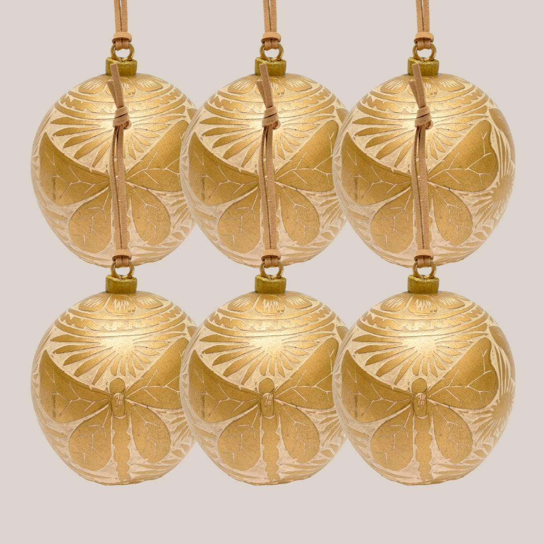 Esfera Natural Mediana | Oro viejo