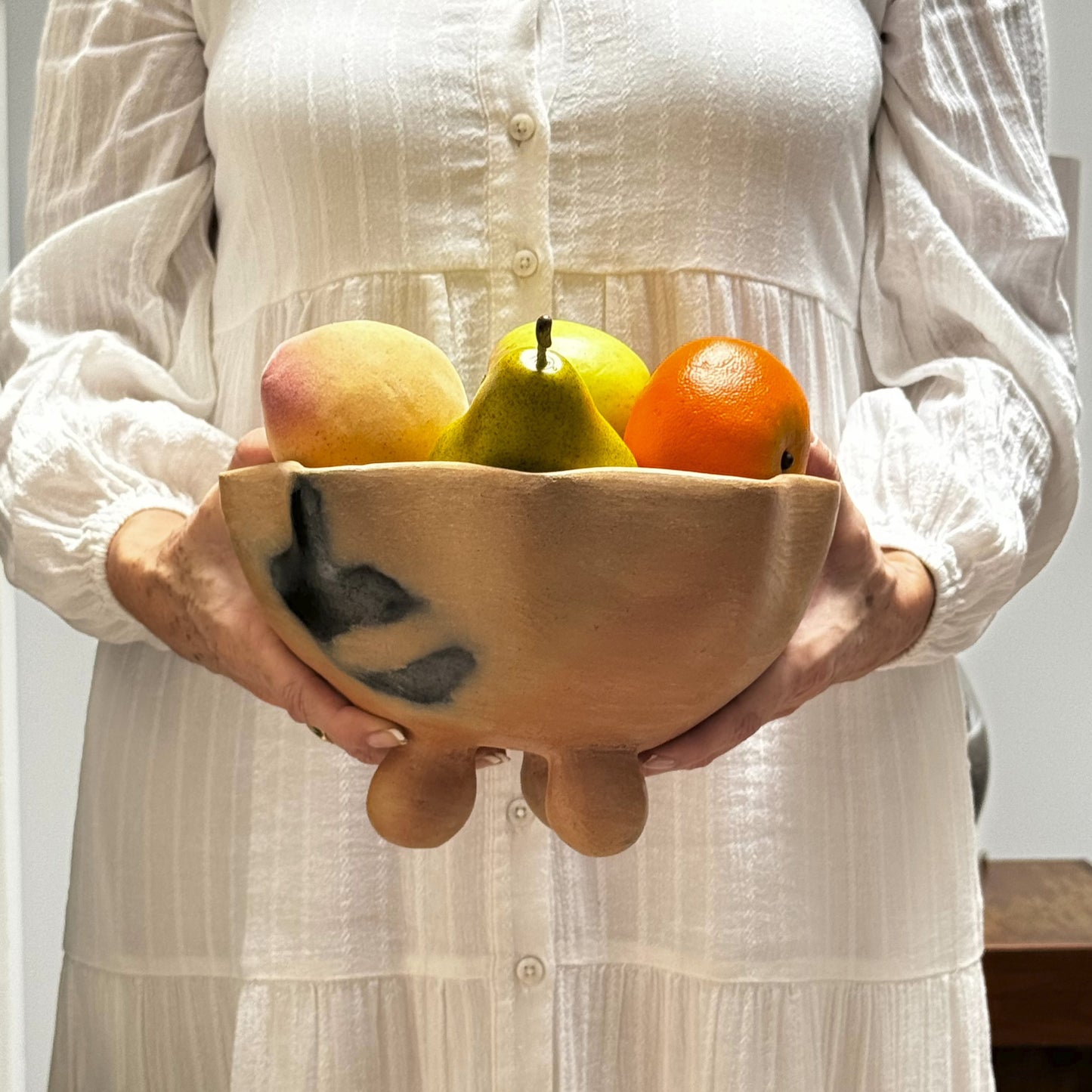 Silvia, Footed Bowl, Cuenco | Cerámica Natural