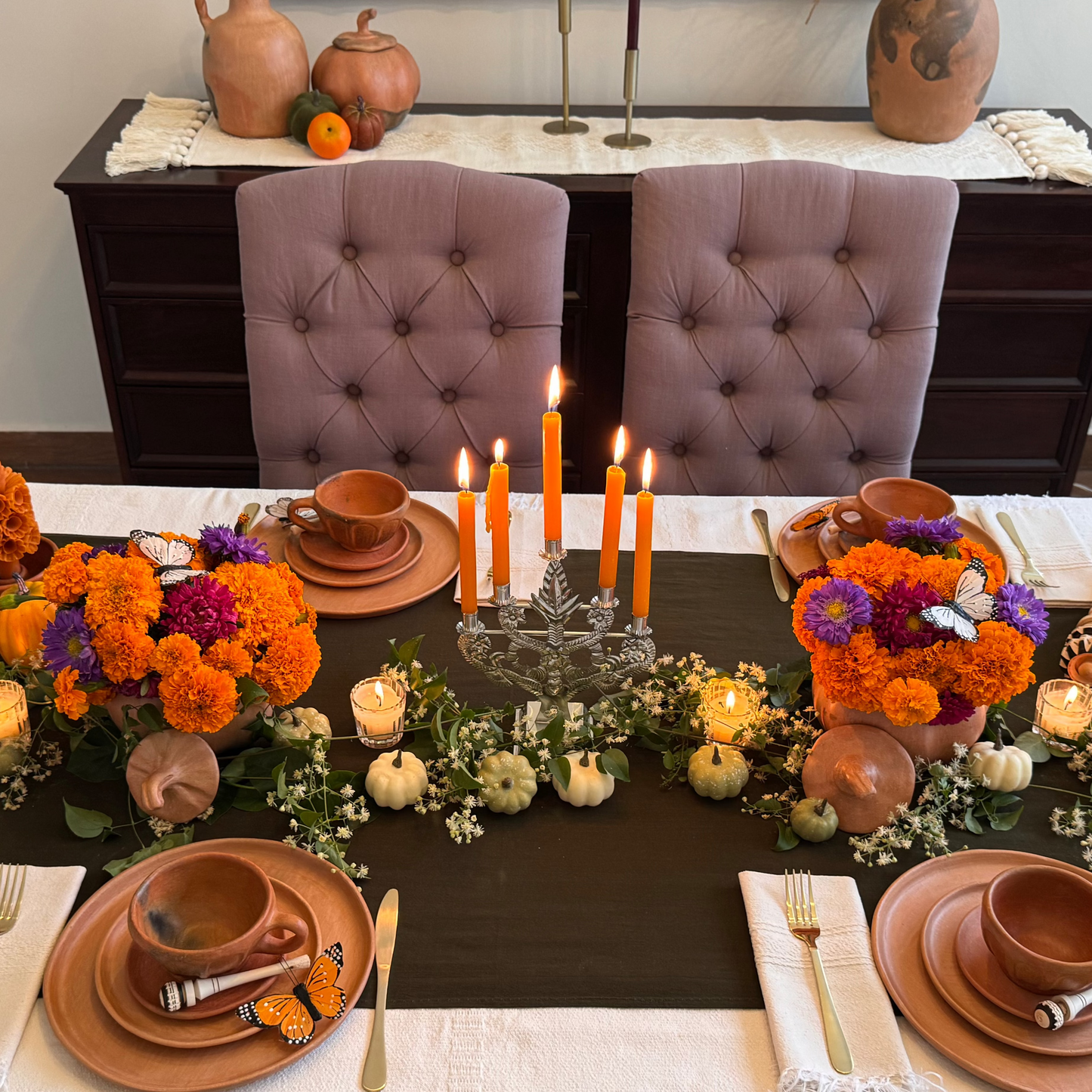 Candelabro Cinco Velas | Hojalata